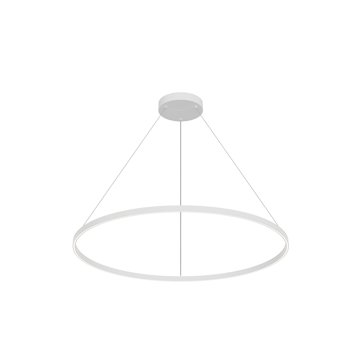 Cerchio 48-in White LED Pendant