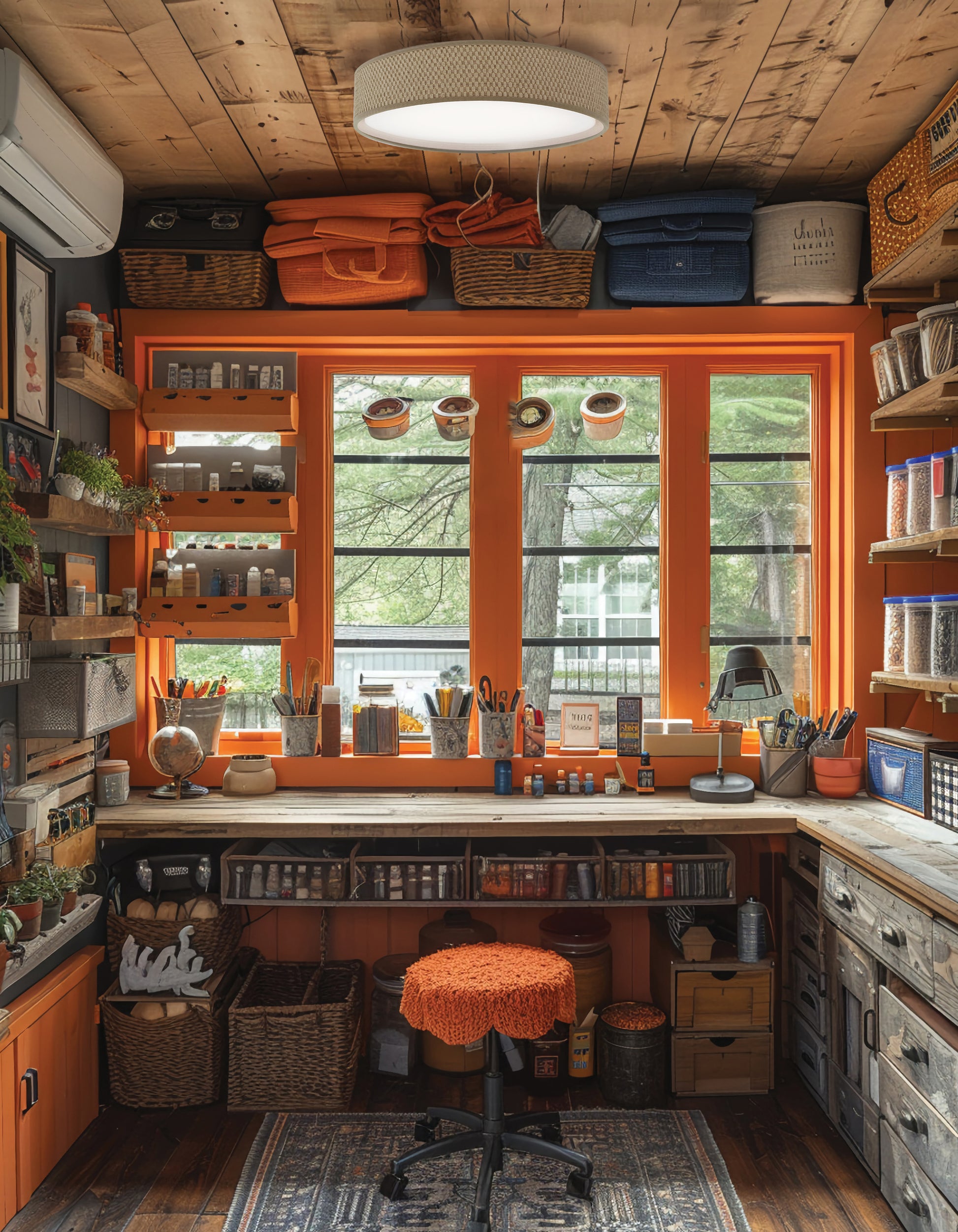 Modern 15-in Flush mount