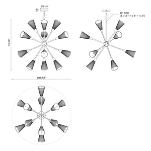 Cosmo Chandelier