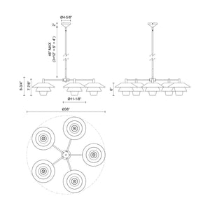Tetsu Chandelier