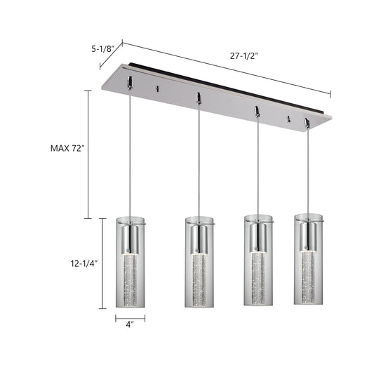 Champagne Multi Pendant