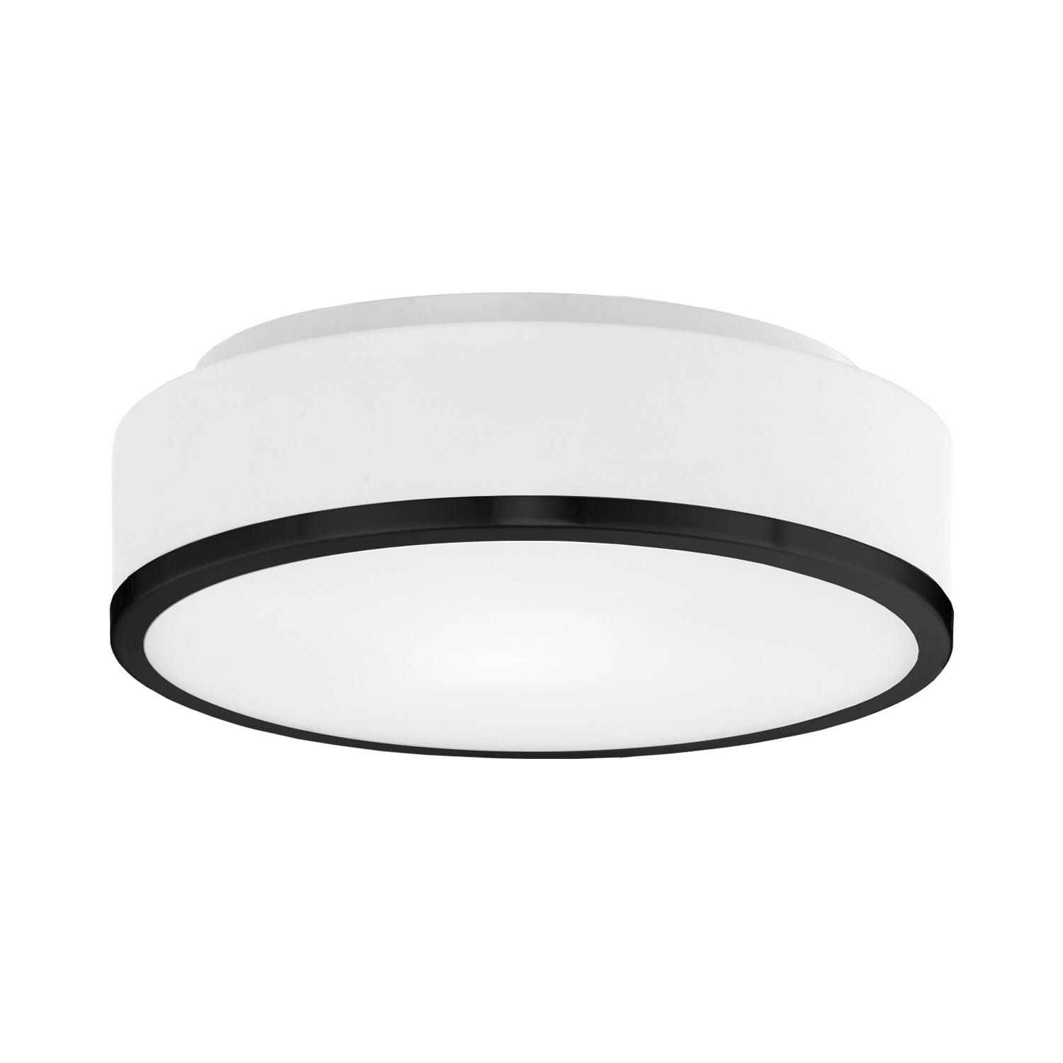 Charlie 12-in Chrome LED Flush Mount