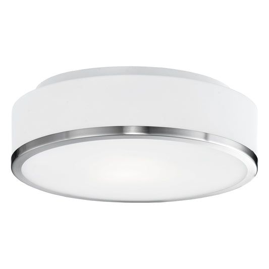 Charlie 12-in Chrome LED Flush Mount