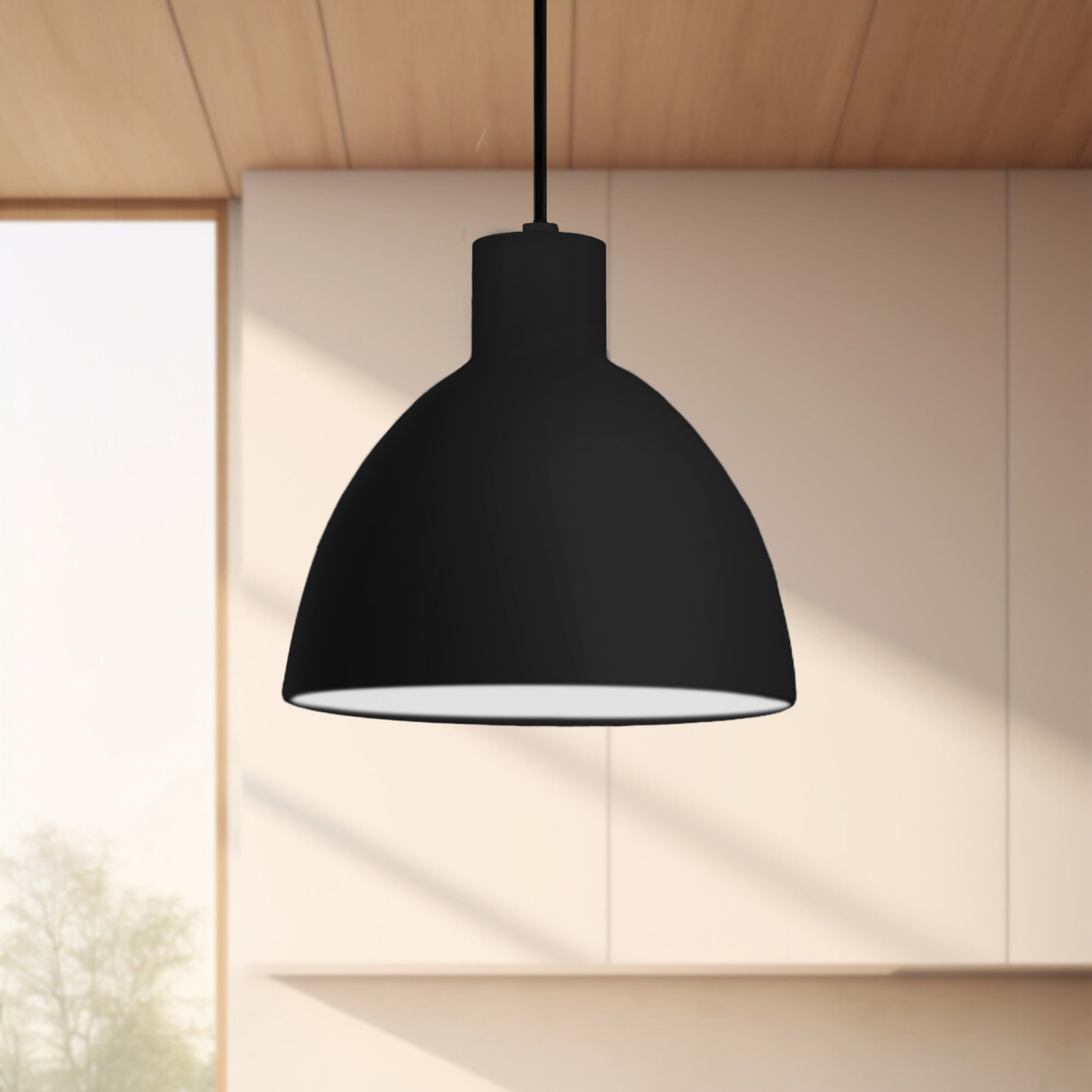 Chroma Black LED Pendant