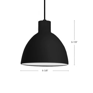 Chroma Black LED Pendant