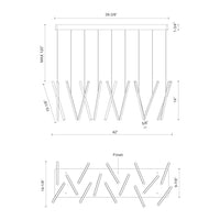 Chute Linear Pendant