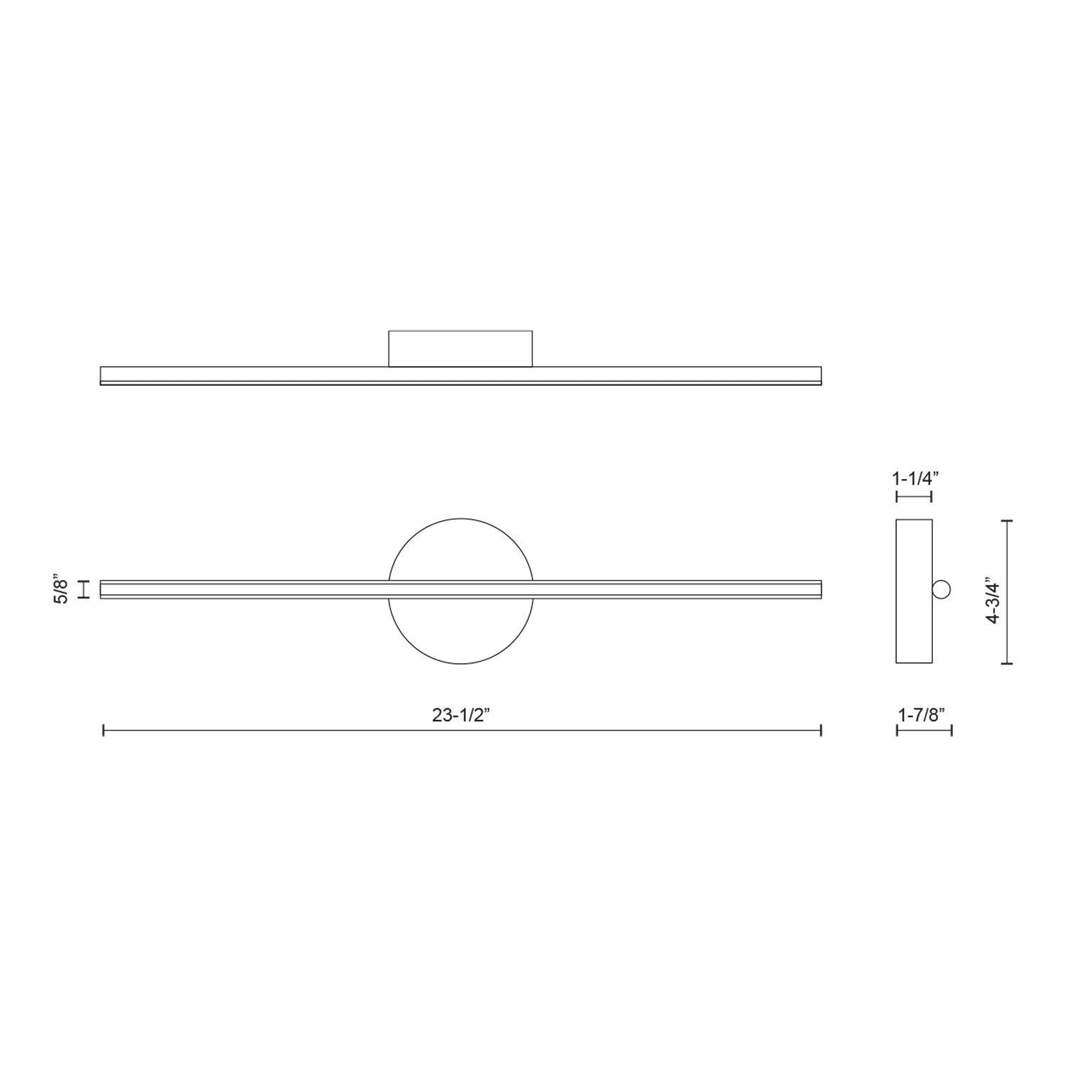Chute 23-in Wall Sconce