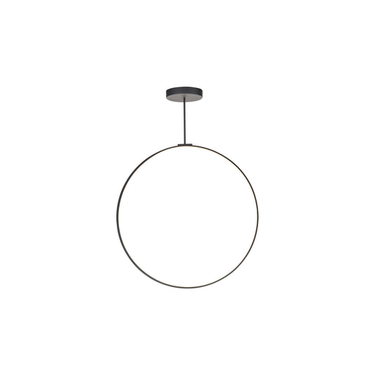 Cirque 36-in Black LED Pendant