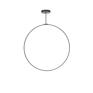 Cirque 48-in Black LED Pendant