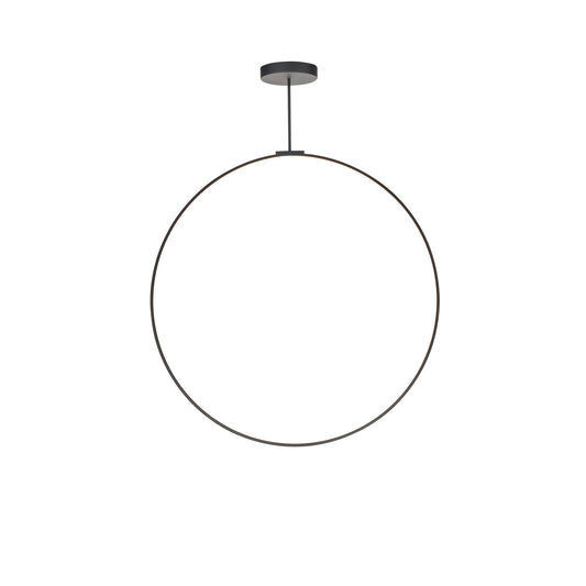 Cirque 48-in Black LED Pendant