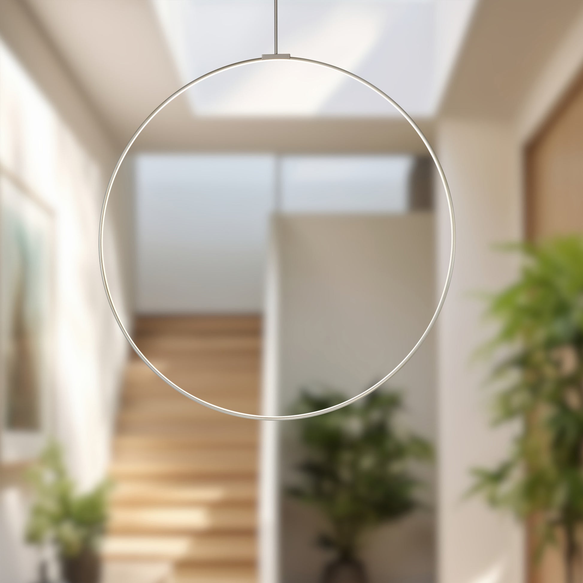 Cirque 60-in Black LED Pendant