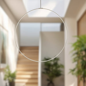 Cirque 60-in Black LED Pendant