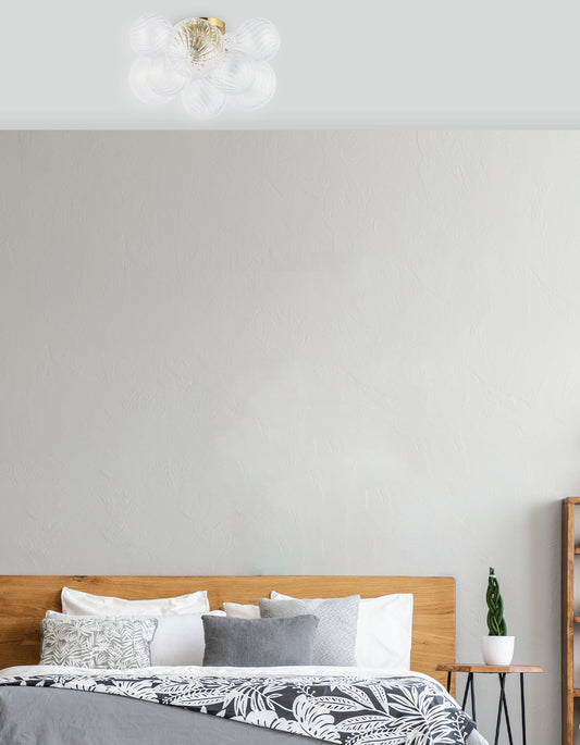 Charlize 14.5-in flush mount