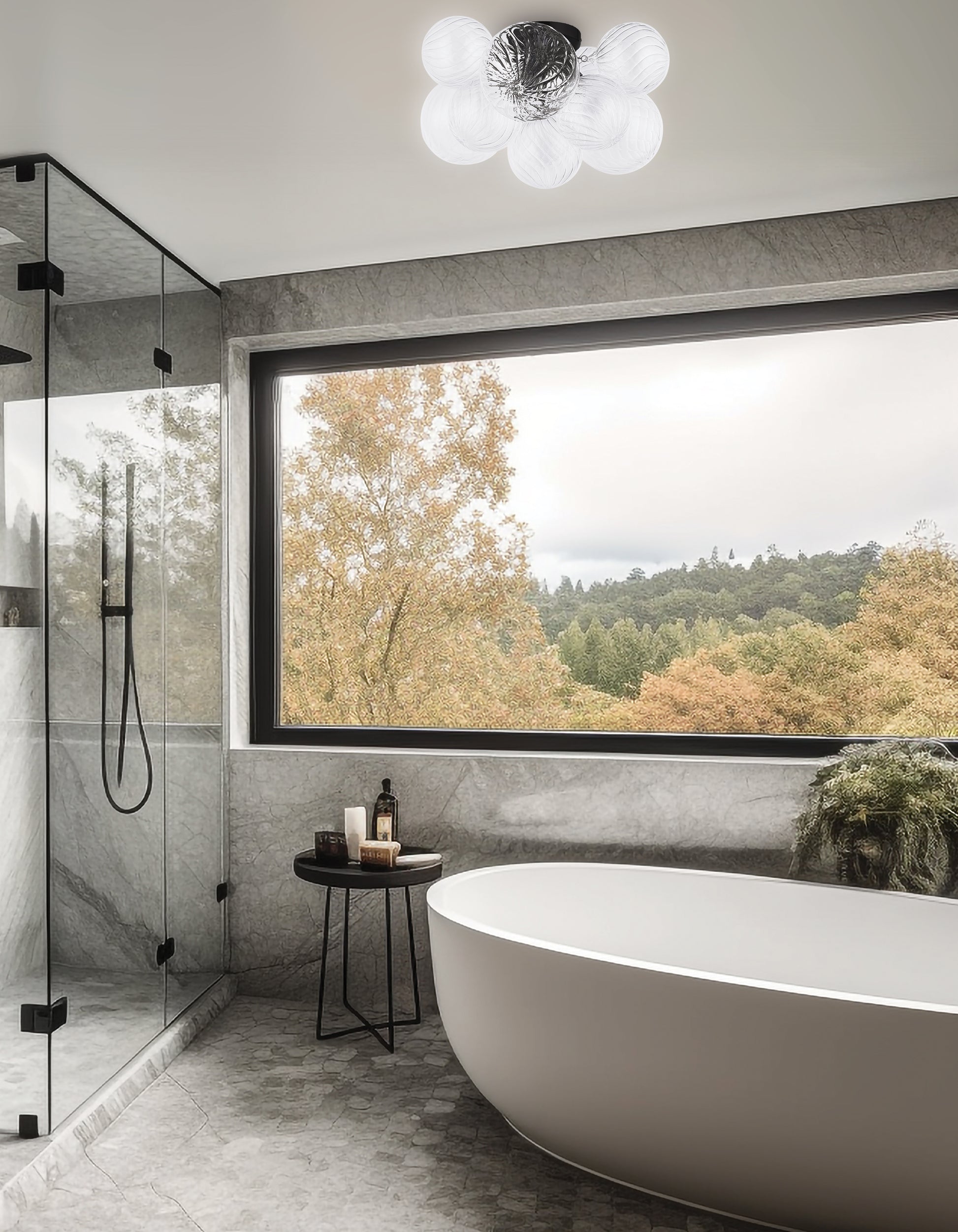 Charlize 14.5-in flush mount