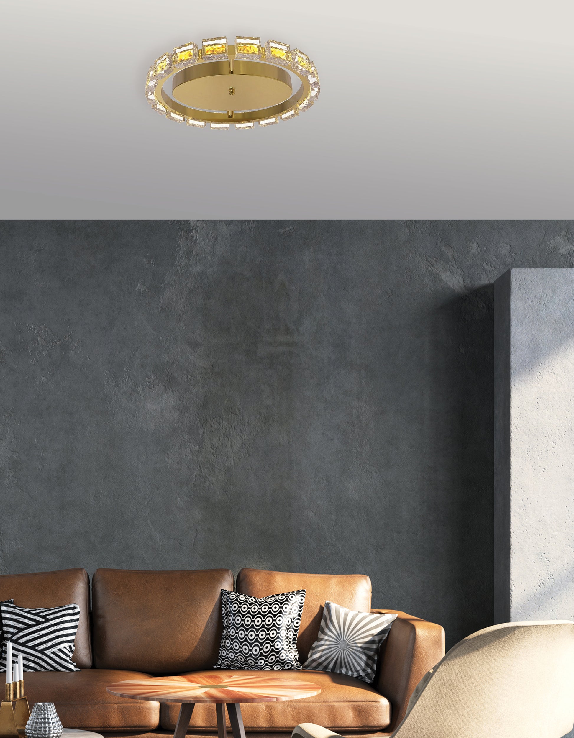 Camila 16-in flush mount