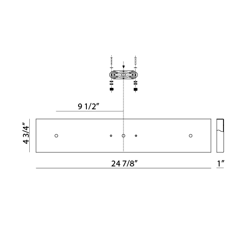 Multi Ceiling Canopy (Line Voltage)