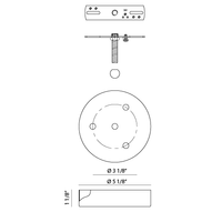 Multi Ceiling Canopy (Line Voltage)