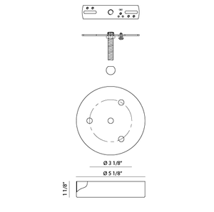 Multi Ceiling Canopy (Line Voltage)
