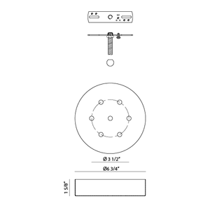 Multi Ceiling Canopy (Line Voltage)
