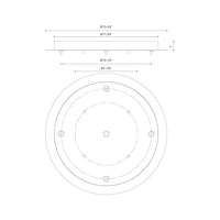 Canopy, 13IN Round 5-Lt