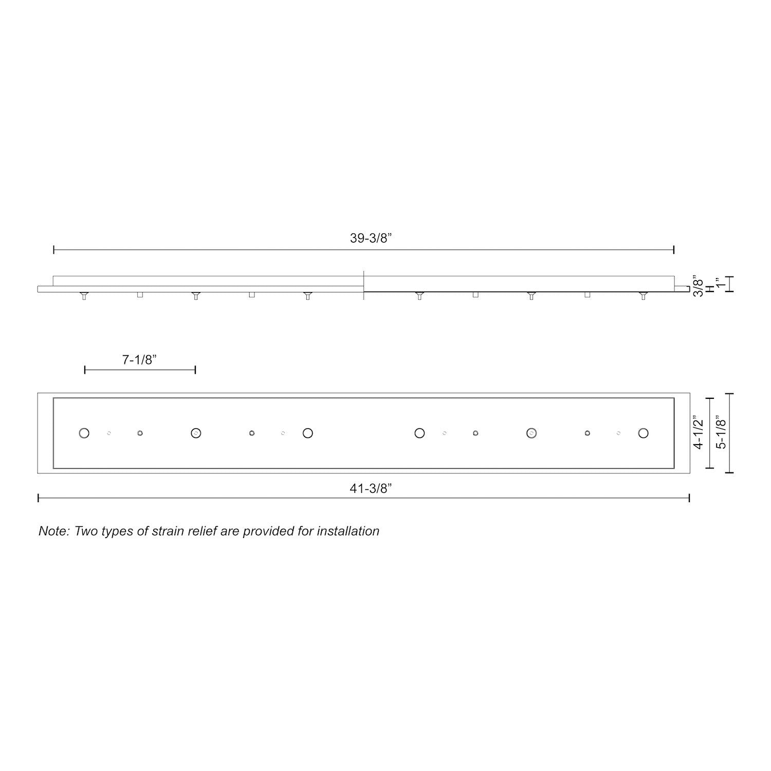 Canopy Brushed Gold LED Canopies