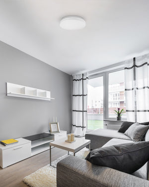 Collins 11-in White LED Flush Mount