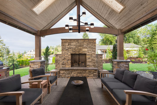 Copenhagen 24-in (4 Tier) Black LED Exterior Pendant