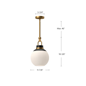 Copperfield 12-in Pendant