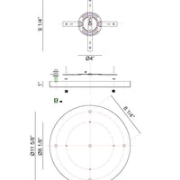 Multi Ceiling Canopy (Line Voltage)