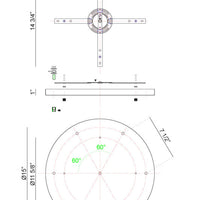 Multi Ceiling Canopy (Line Voltage)