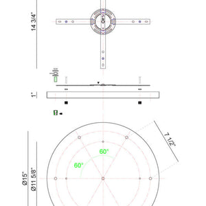 Multi Ceiling Canopy (Line Voltage)