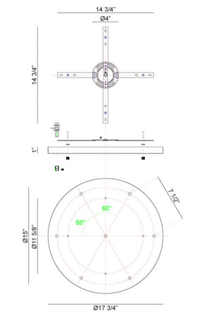 Multi Ceiling Canopy (Line Voltage)