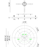 Multi Ceiling Canopy (Line Voltage)