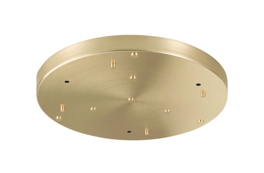 Matteo’s series of multi-line voltage canopies. Compatible with selected 120V pendants. Custom design available.