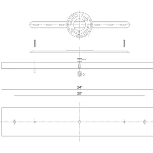 Multi Ceiling Canopy (Line Voltage)