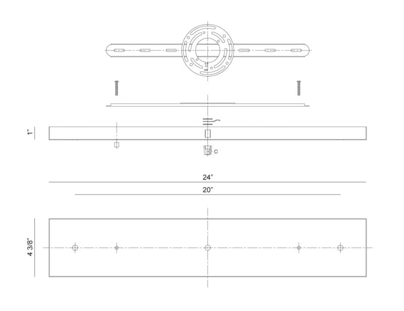 Multi Ceiling Canopy (Line Voltage)