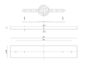 Multi Ceiling Canopy (Line Voltage)