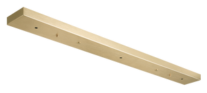 Matteo’s series of multi-line voltage canopies. Compatible with selected 120V pendants. Custom design available.