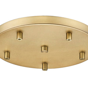 Multi Point Canopy 5 Light Ceiling Plate