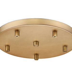 Multi Point Canopy 5 Light Ceiling Plate