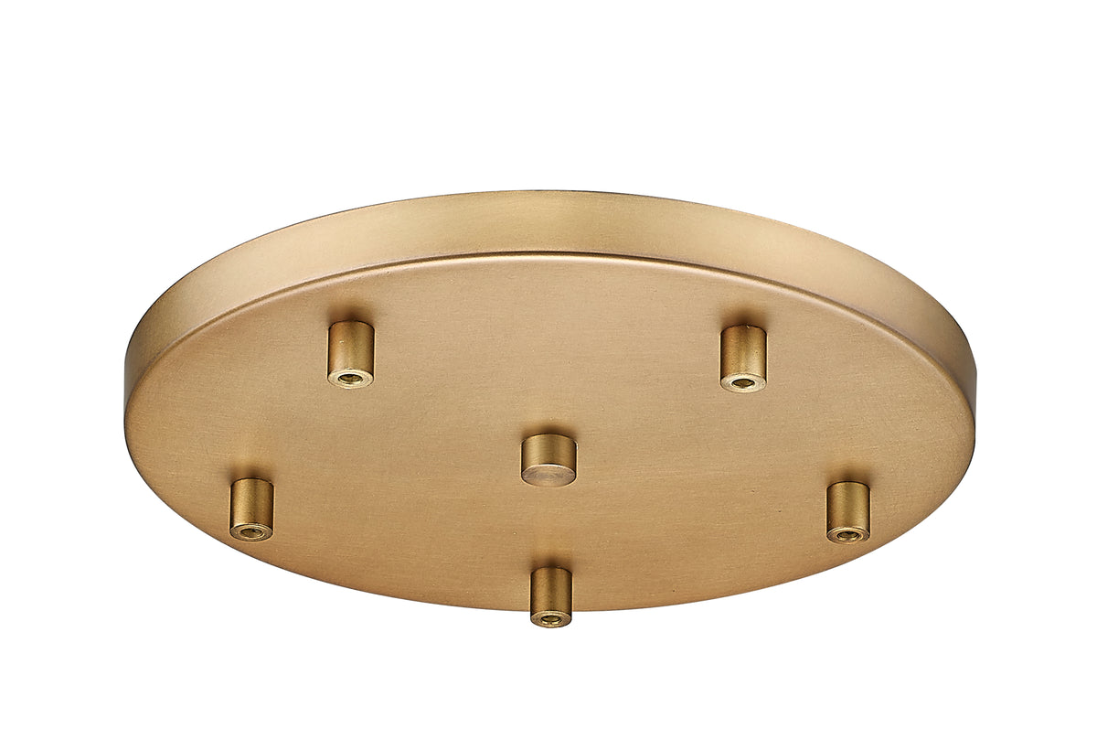 Multi Point Canopy 5 Light Ceiling Plate