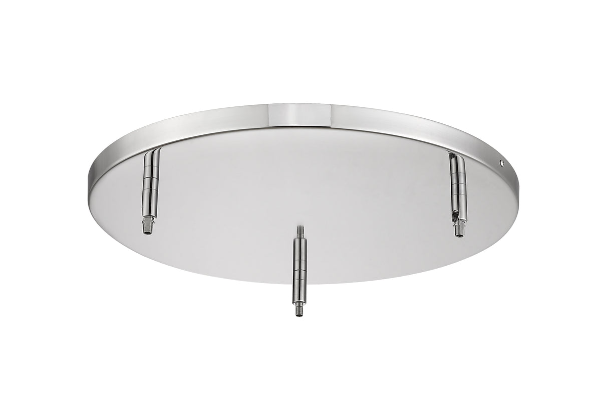 Multi Point Canopy 3 Light Ceiling Plate