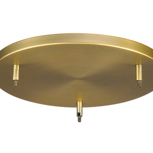 Multi Point Canopy 3 Light Ceiling Plate