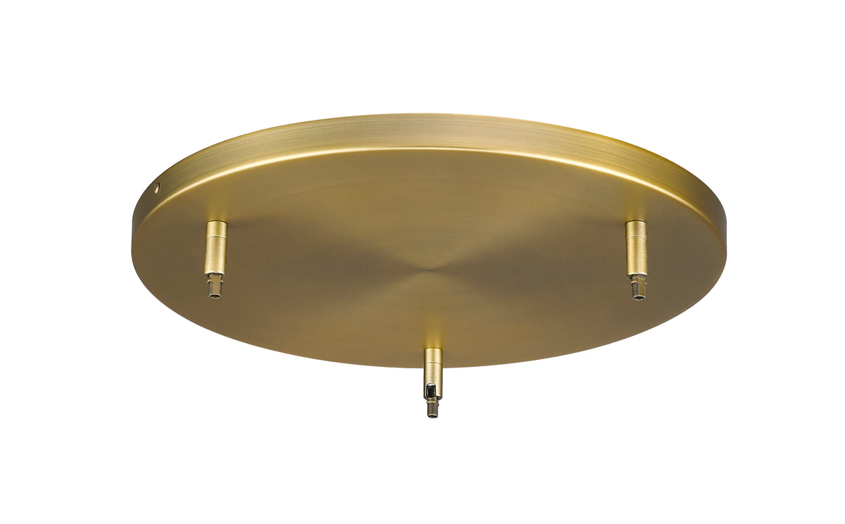 Multi Point Canopy 3 Light Ceiling Plate