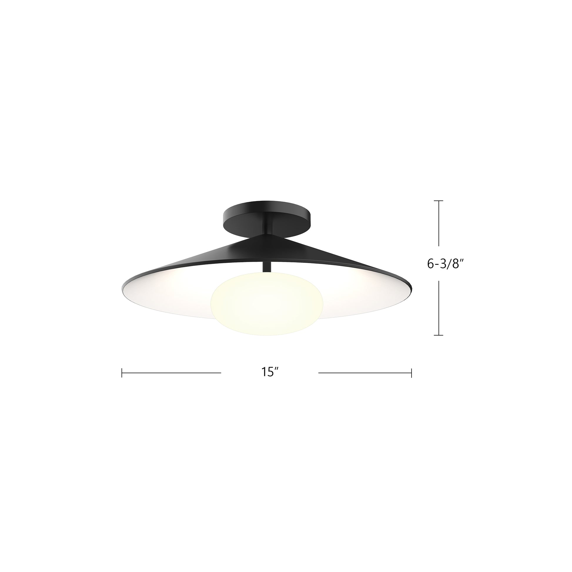 Cruz 15-in Flush Mount