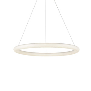 Cumulus Minor 32-in White LED Pendant