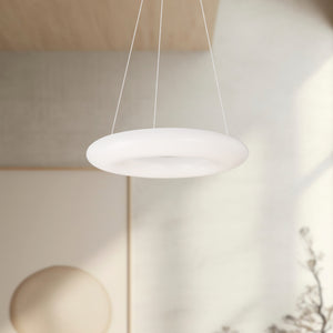 Cumulus 18-in White LED Pendant
