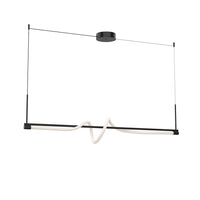 Cursive Linear Pendant