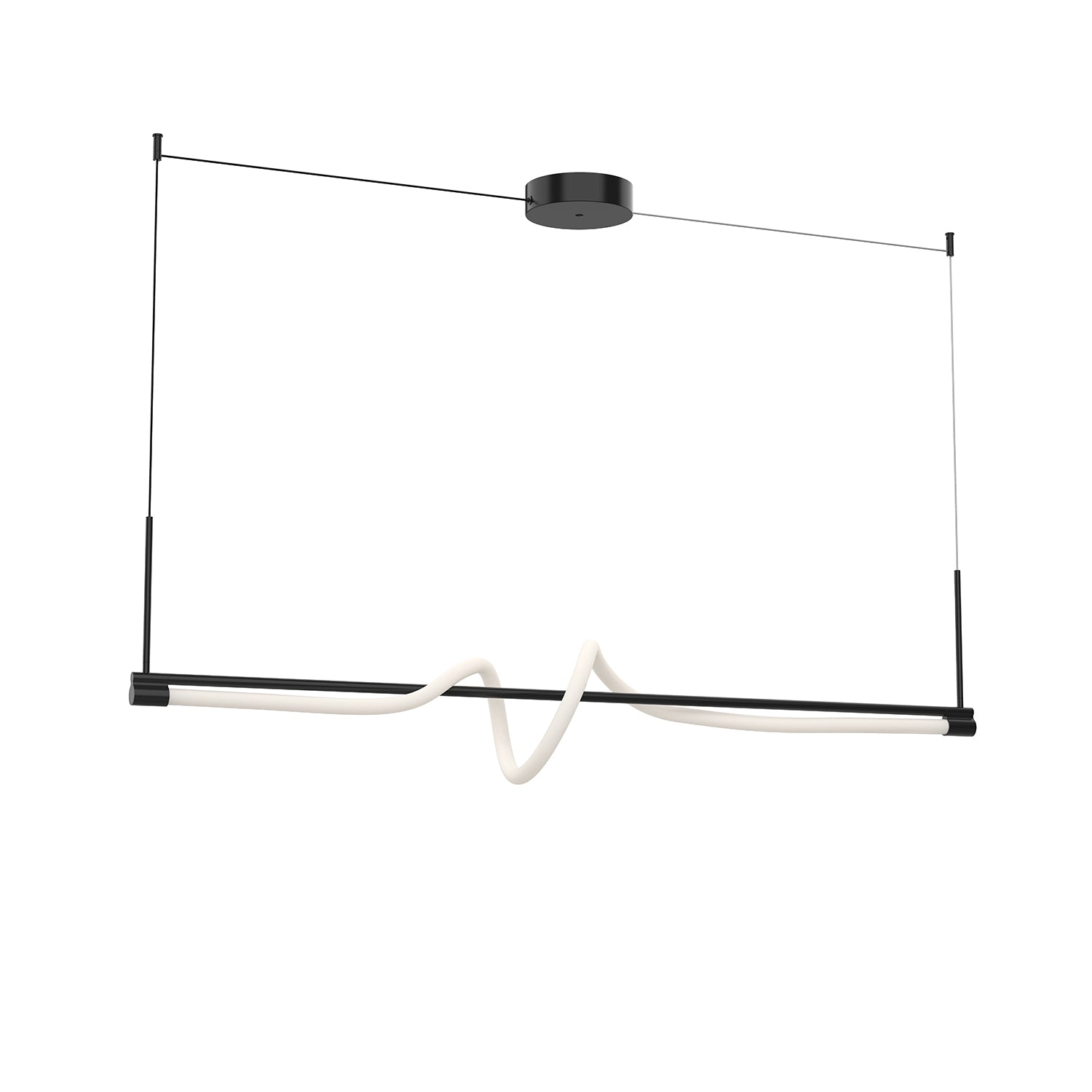 Cursive Linear Pendant