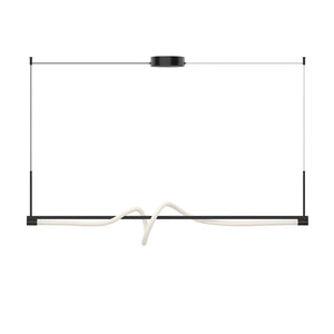 Cursive Linear Pendant